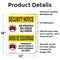 Signmission No Photos Or Video Bilingual OSHA Security Notice Sign, Vinyl Decal, 12in W x 18in L, 2PK OS-2PACK-SN-D-1218-L-11618 - alternate 4